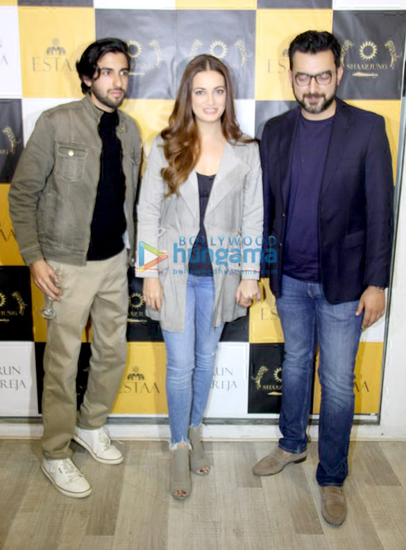 dia mirza and sahil sangha snapped at light and shadow event 2