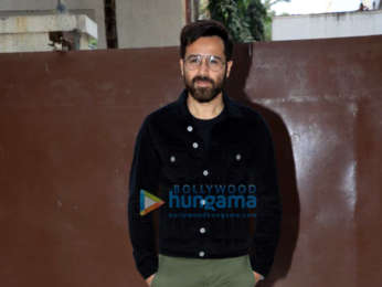 Emraan Hashmi snapped at T-Series office after Cheat India trailer launch