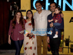 Esha Deol and Bharat Takhtani snapped with his family