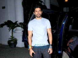 Farhan Akhtar and Shibani Dandekar snapped at Soho House in Juhu