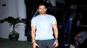 Farhan Akhtar and Shibani Dandekar snapped at Soho House in Juhu