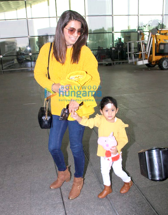 Geeta Basra, Kainaat Arora and others snapped at the airport Geeta Basra, Kainaat Arora and others snapped at the airport