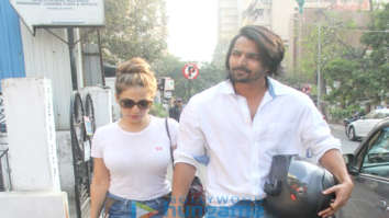 Harshvardhan Rane and Kim Sharma spotted at Farmer’s Cafe, Bandra