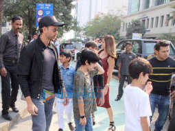 Hrithik Roshan spotted with his family at BKC