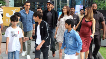 Hrithik Roshan and Varun Dhawan spotted at Juhu PVR