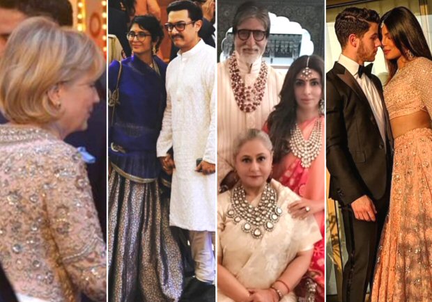 IN PICS Hillary Clinton, Aamir Khan, Amitabh Bachchan, Priyanka Chopra, Nick Jonas arrive at the lavish wedding of Isha Ambani - Anand Parimal