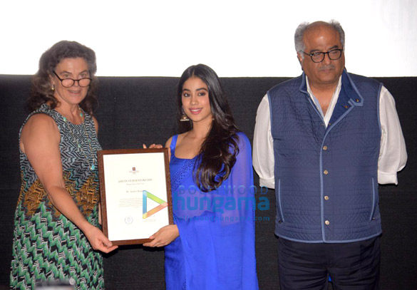janhvi kapoor and boney kapoor snapped during felicitation at royal consulate of norway 3
