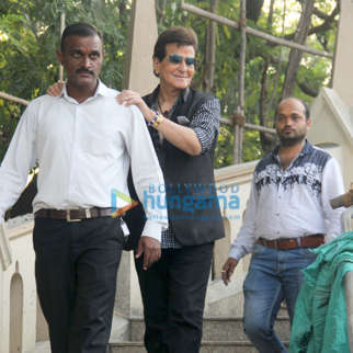 Jeetendra snapped at Mount Mary Church in Bandra