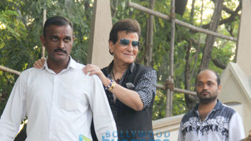 Jeetendra snapped at Mount Mary Church in Bandra