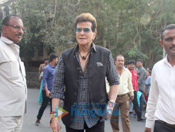 Jeetendra snapped at Mount Mary Church in Bandra