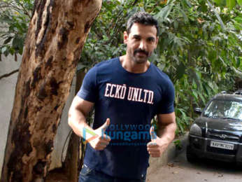 John Abraham celebrates birthday with fans