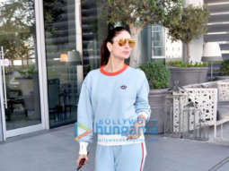 Kareena Kapoor Khan and Kartik Aaryan snapped arriving for the Masala Awards 2018 in Dubai