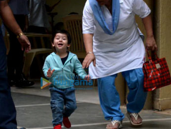 Kareena Kapoor Khan and Taimur Ali Khan snapped at his playschool in Bandra