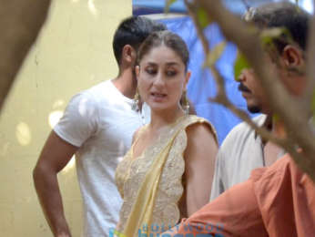 Kareena Kapoor Khan snapped during an ad shoot in Bandra