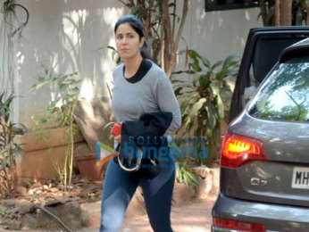 Katrina Kaif snapped after dance rehearsals in Bandra