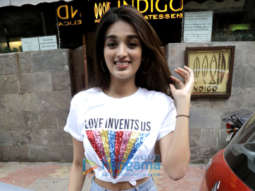 Nidhhi Agerwal spotted at Indigo