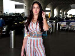 Nora Fatehi, Kriti Kharbanda and Gulshan Grover snapped at the airport