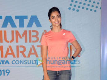 Pooja Hegde attends Tata Mumbai Marathon 2019