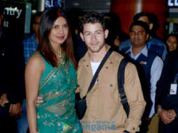 Priyanka Chopra, Nick Jonas and others snapped at the airport in Delhi