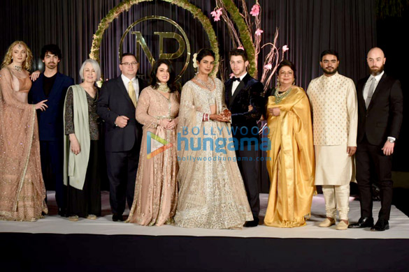priyanka chopra and nick jonas along with their families snapped at their delhi reception 5