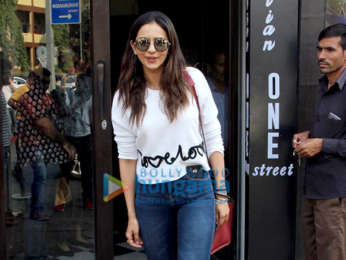 Rakul Preet Singh spotted at Bastian in Bandra