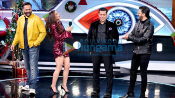Ranveer Singh, Sara Ali Khan, Rohit Shetty snapped with Salman Khan and contestants on Bigg Boss 12 set