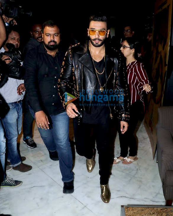 ranveer singh and karan johar snapped during simmba promotions at jw marriott in juhu 1