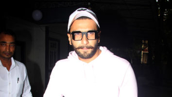 Ranveer Singh snapped at a dubbing studio