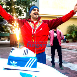 Ranveer Singh snapped for Adidas shoot at Yash Raj studios