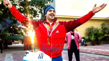 Ranveer Singh snapped for Adidas shoot at Yash Raj studios