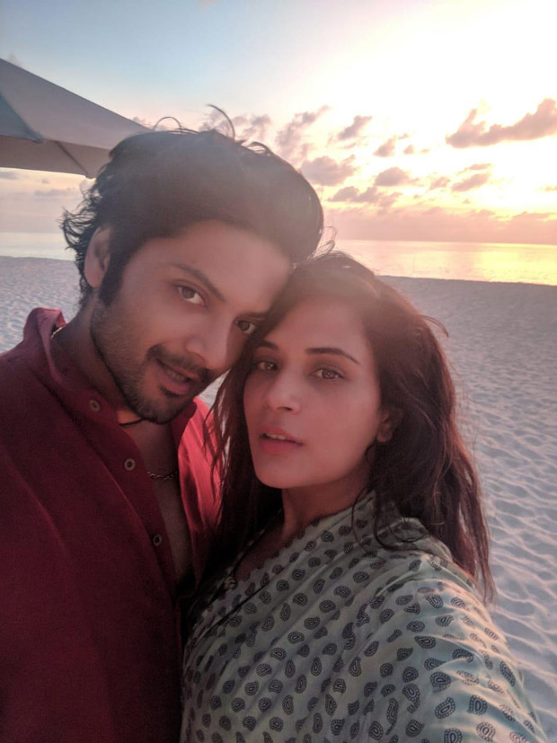 Richa Chadha gets a memorable surprise birthday from beau Ali Fazal in Maldives!