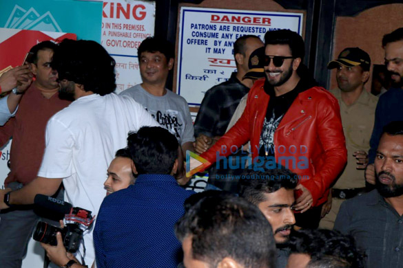 rohit shetty ranveer singh snapped at gaiety theatre in bandra 5