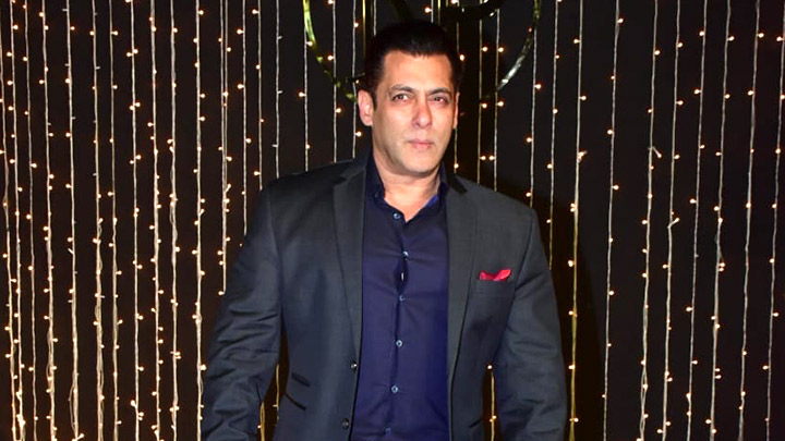 SUPERSTAR SALMAN KHAN at Priyanka Chopra-Nick Jonas’ GRAND RECEPTION in Mumbai
