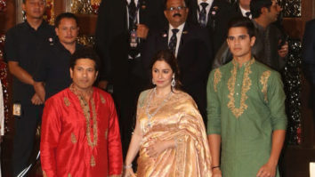Sachin Tendulkar, Anjali Tendulkar and Arjun Tendulkar grace the grand wedding of Isha Ambani – Anand Piramal