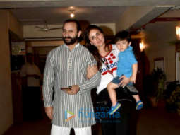 Saif Ali Khan, Kareena Kapoor Khan, Soha Ali Khan and others at Taimur Ali Khan’s birthday party in Bandra