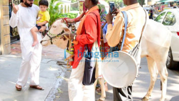 Saif Ali Khan and Taimur Ali Khan spotted in Bandra
