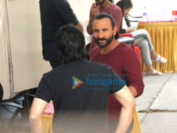 Saif Ali Khan snapped at the Mehboob Studios
