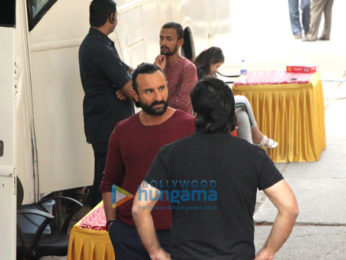 Saif Ali Khan snapped at the Mehboob Studios