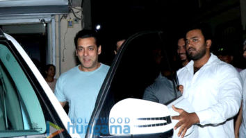 Salman Khan and Aayush Sharma spotted at Sohail Khan’s office