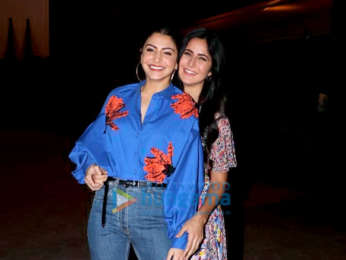 Shah Rukh Khan, Anushka Sharma, Katrina Kaif and Aanand L Rai snapped during Zero promotions at Taj Lands End, Bandra
