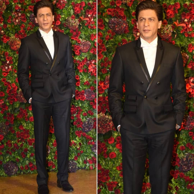 Shah Rukh Khan at Ranveer Singh - Deepika Padukone wedding reception