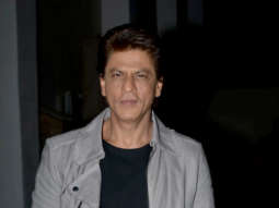 Shah Rukh Khan snapped during Zero promotions at Mehboob Studios