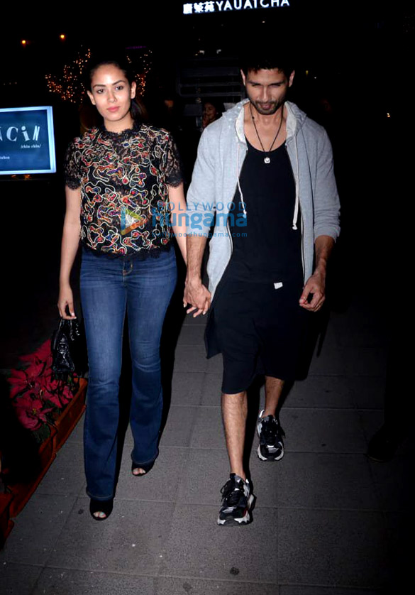 shahid kapoor and mira rajput snapped at yauatcha bkc 2