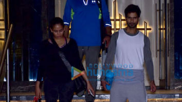 Shahid Kapoor and Mira Rajput snapped at the gym