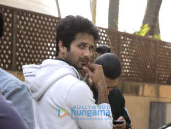 Shahid Kapoor spotted in Juhu