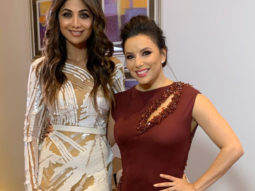 Shilpa Shetty and Shabana Azmi meet Hollywood star Eva Longoria at fundraiser at Global Gift Gala in Dubai