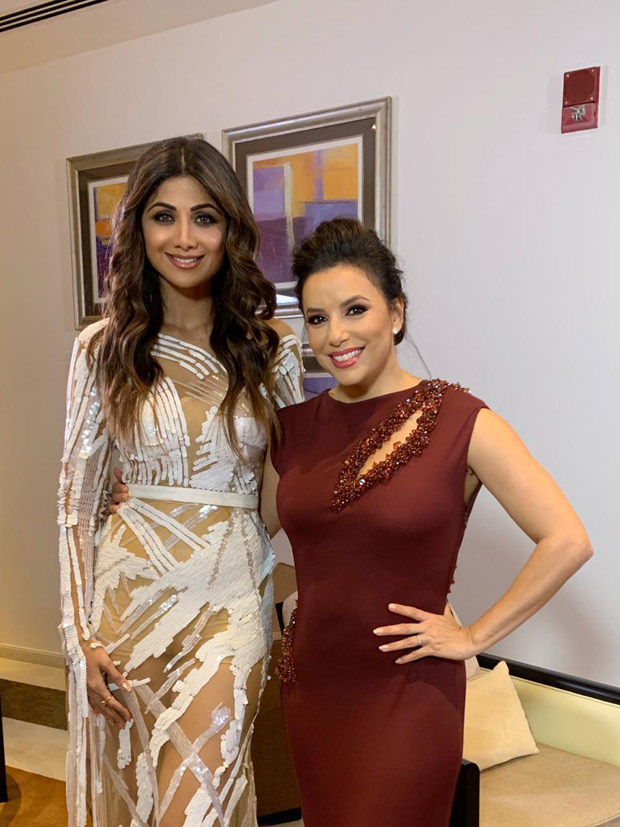 Shilpa Shetty and Shabana Azmi meet Hollywood star Eva Longoria at fundraiser at Global Gift Gala in Dubai 