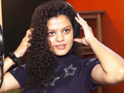 Singer Palak Muchhal recording a song for movie Jaan Abhi Baaki Hai
