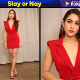 Slay or Nay - Sara Ali Khan in Nikhil Thampi for Simmba promotions (Featured)