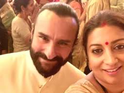 Smriti Irani clicks a selfie with Saif Ali Khan, reveals the advice he gave her 23 years ago